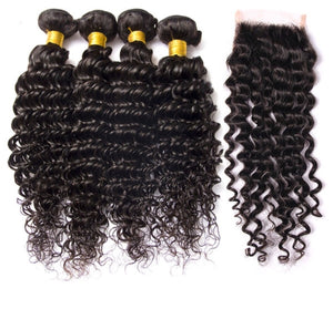 3 Bundle with 5x5 Closure Curly